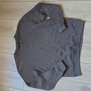 ALLSAINTS Crew Neck Shoulder Zipper Sweatshirt size L